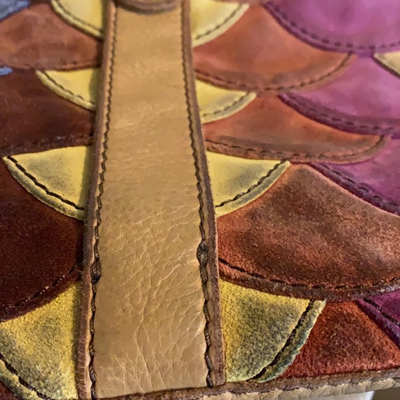 Lucky Brand Suede bag, Leather Handles - Picture 8 of 8